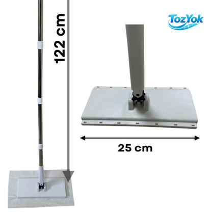 TozYok® Tüm Bezlerle Uyumlu Kıskaç Mop