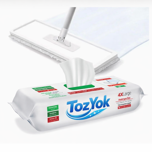 TozYok® Mop Uyumlu Yer Temizlik Havlusu 40 Yaprak